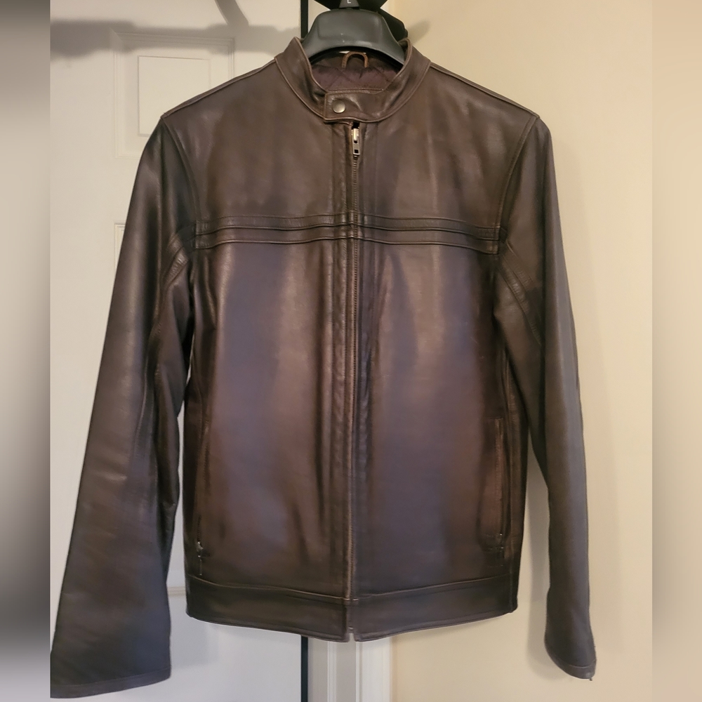Real Leather Biker Jacket